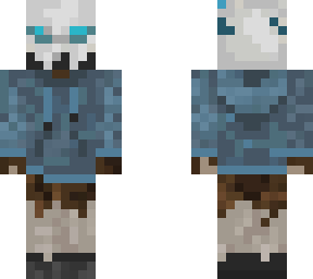 blue wendigo w/ hoodie