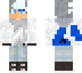 blue whte boy