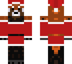 christmas red panda