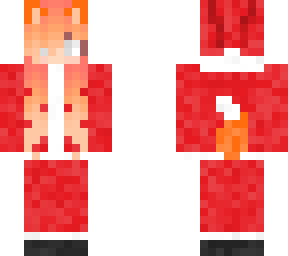 christmassy foxgirl