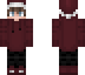 cozy christmas maroon boy