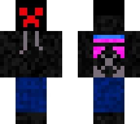 creeper in a hoodie