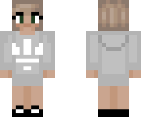 cute girl in over sized adidas  jumper with space buns