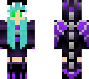 dragon girl with turquoise hair