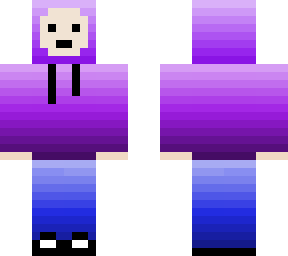 fade and shade (purple hoodie and blue jeans)