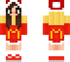 fries girl christmas (edited from monikuuusia)