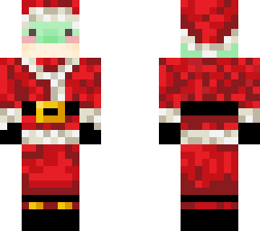 frog in a santa suit