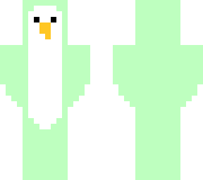 green adorable penguin