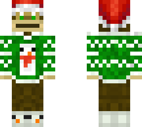 green christmas monkey