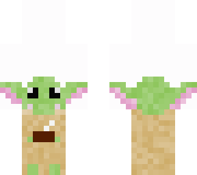 grogu/ baby yoda sipping soup