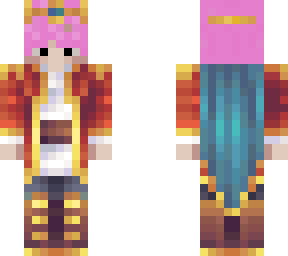 king skin with pink hair (edited from hamplm)