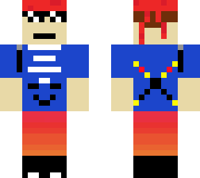 my roblox avatar as a minecraft skin :)