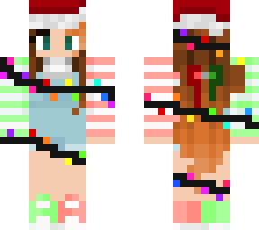 my skin but christmasy with light :) but better :>
