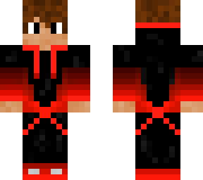 neon red hoodie