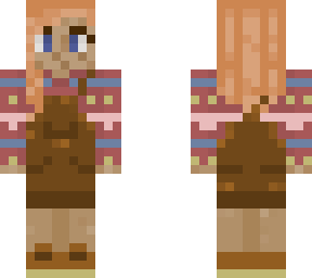 puffy sweater+ overalls (fixed)