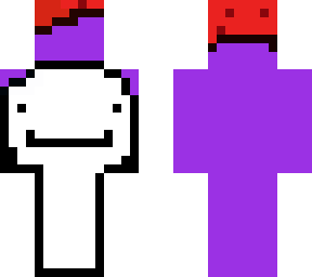 purple dream with christmas hat
