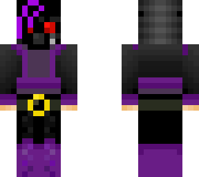 purple gas mask