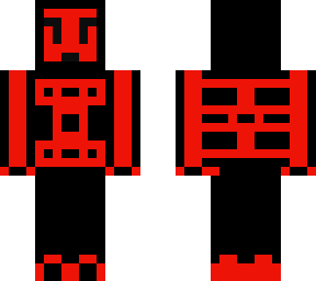 red and black robot