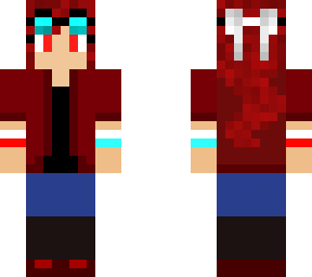 red scientist girl