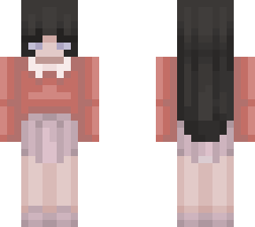 red sweater, collared shirt