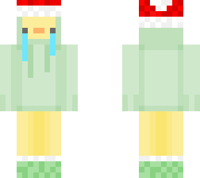 sad mint green ducky