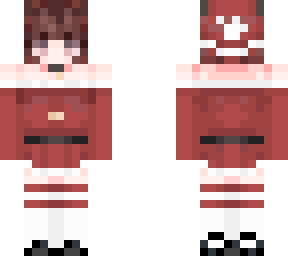 short hair x-mas girl