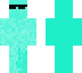 simple blue skin