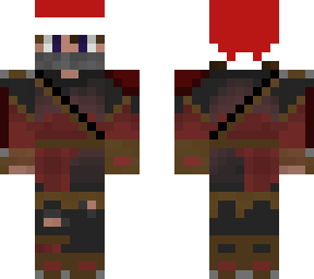 sniper with christmas hat