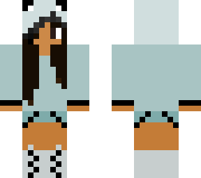 snow fox straight hair girl
