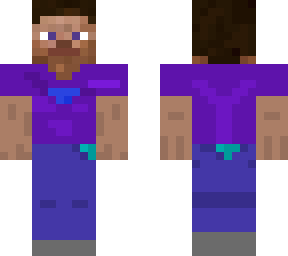 steve with amethyst armor (end and nether) (everything in description)