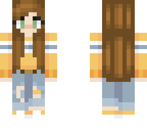 yellow sweater girl