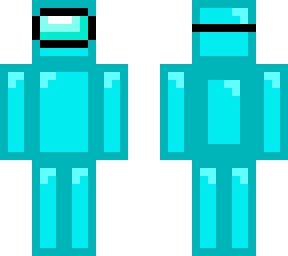 among us cyan