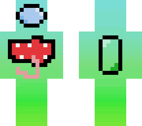 among us cyan/lime imposter