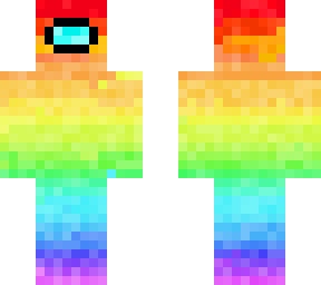 amongus rainbow skin