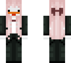 anime chicken in a suit