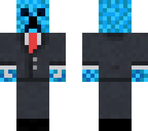 blue creeper in a suit