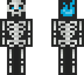 blue flame skeleton