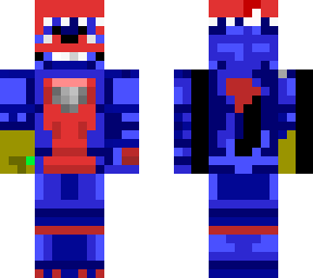 blue foxy with infinity guatlet