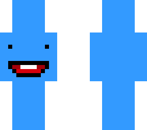 blue man
