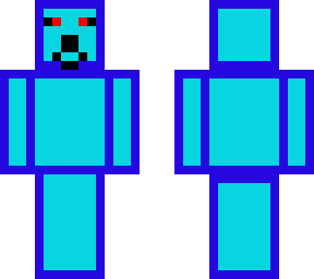 blue skin