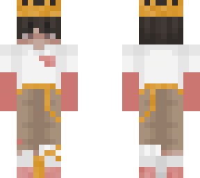 boy skin with crown