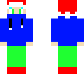 boy with a santa hat