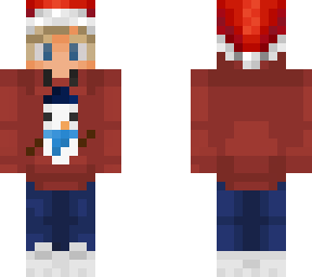christmas blond boy