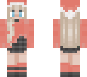 christmas blonde girl skin 3
