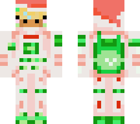 christmas giraffe space suit
