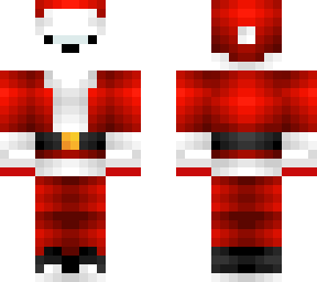 christmas ice bear with mittens