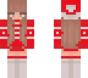 christmas jumper (girl) (red)