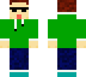 cool guy in green hoodie