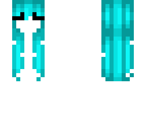cyan hair
