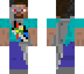 damaged cyborg steve